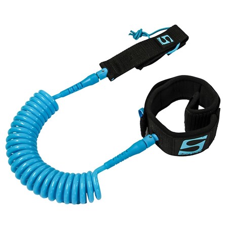Strike3 Sup Leash Coiled Calf, Seafoam - 10 ft. ST2560794